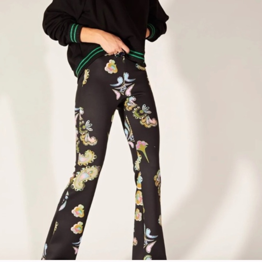 Cynthia Rowley Bonded Flare Pant